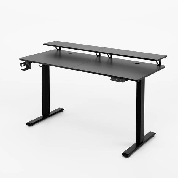 GREEN SOUL Elevate Multi-Purpose Electric Height Adjustable Study Table | Engineered Wood Office Table