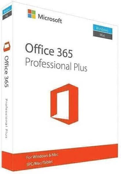 MICROSOFT Office 365 Professional Plus For 5 Users/PC (Lifetime Validity) + 5TB Onedrive