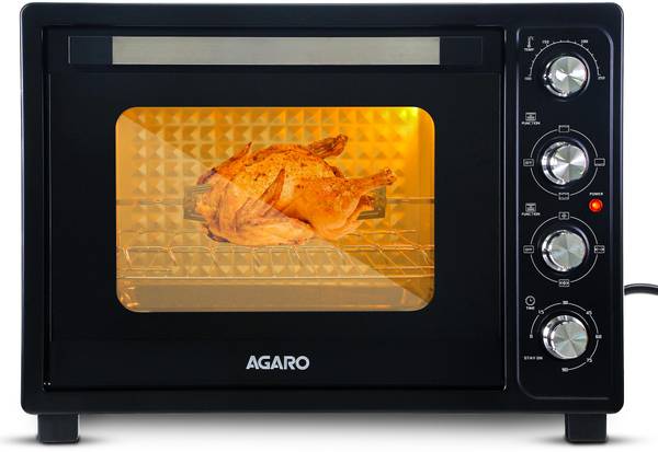 AGARO 60-Litre Royal OTG, Motorised Rotisserie, Convection,3 Heating Modes, Oven Toaster Grill (OTG)