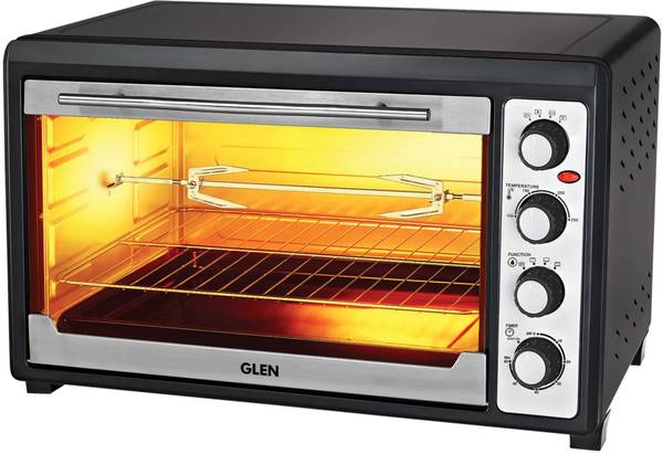 Glen 60-Litre OTG Rotisserie Convection Fan Capillary Thermostat 5060 Oven Toaster Grill (OTG)