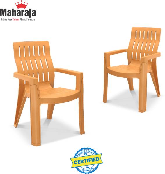 MAHARAJA FORTUNER Matte Glossy Chair for Home & Restaurant Plastic Outdoor Chair