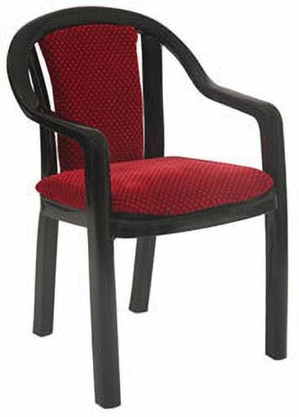 Supreme Ornate Lacquered Finish Durable Luxury Comfortable with Cushion Seat & Back Plastic Outdoor Chair