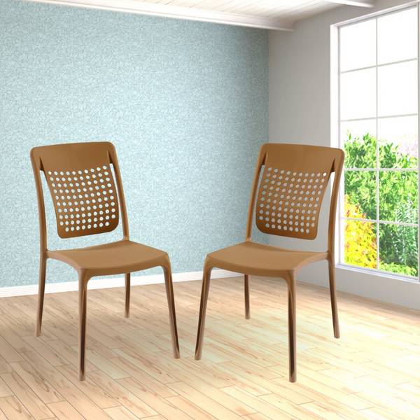 ITALICA Spine Care Plastic Chair without Arms Matte Finish Sturdy