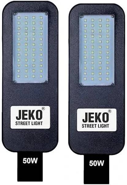 Jeko 50W BIS Approved Corded LED Street Light - Waterproof Outdoor Lamp for Streets & Gardens(Pack of 2) Street Light Outdoor Lamp