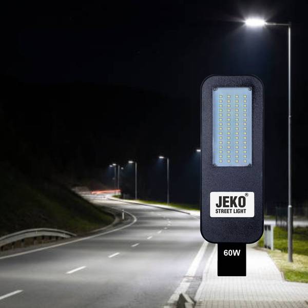 Jeko Powerful 60W LED Street Light  BIS Approved, Waterproof & Energy-Efficient Outdoor Lamp Street Light Outdoor Lamp