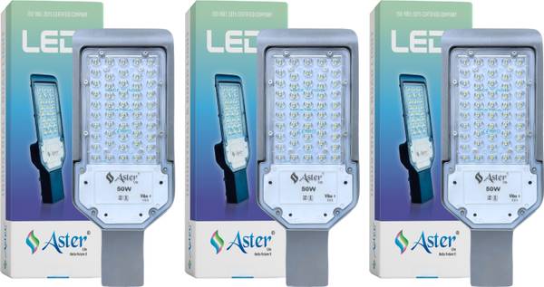 ASTER LITE Vibe+ 50W LED Street IP66 Waterproof (Pack of 3) Flood Light Outdoor Lamp