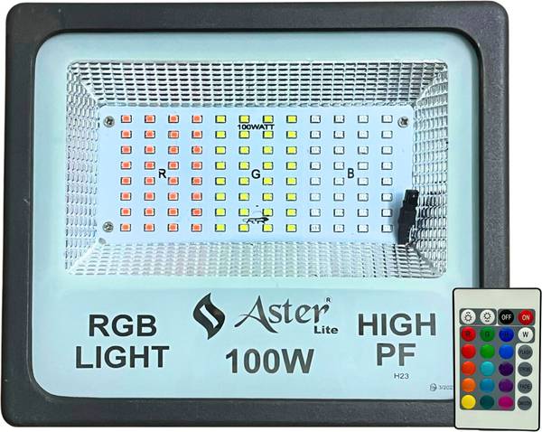 ASTER LITE RGB 100W IP66 With Remote LED Color Flood Light Outdoor Lamp
