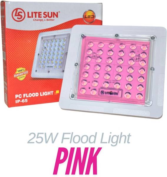 LiteSun Flood Light 25w (Pink) Flood Light Outdoor Lamp