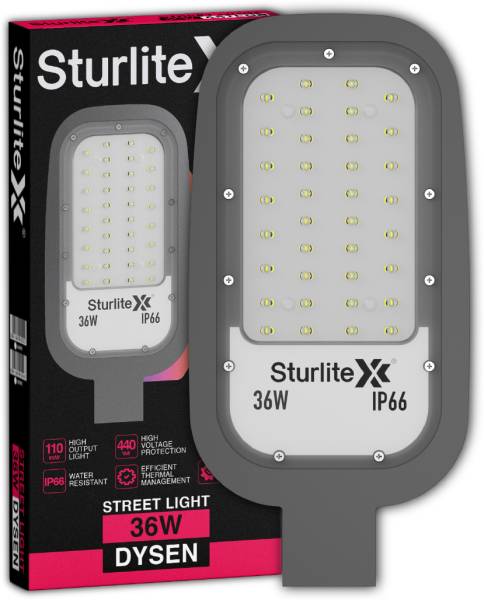 Sturlite LG-0191-36W-6K Dysen 36W LED Streetlight - (Pack of 1) Flood Light Outdoor Lamp