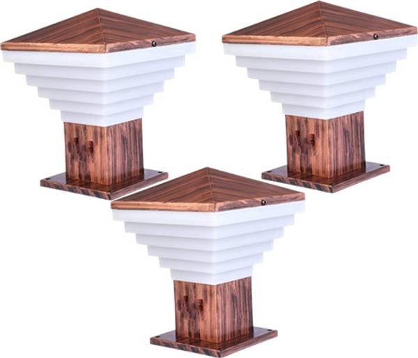 G CHHARIYA TRADERS GATE LIGHT FOR HOME GATE WATERPROOF PACK OF 3 Gate Light Outdoor Lamp