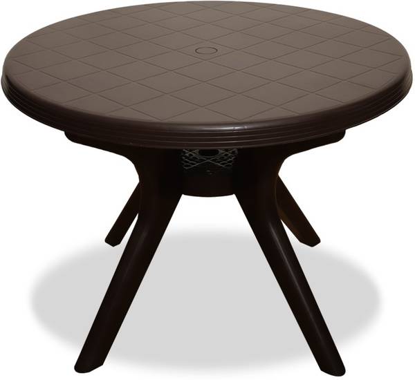 Plastic round dining table online price