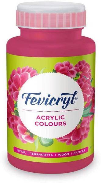 Fevicryl Acrylic Colour 500 ml Paint for Art & Craft ,DIY ,Canvas,Wood,Leather,Metal