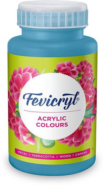 Fevicryl Acrylic Colour (500 Ml) Sky Blue