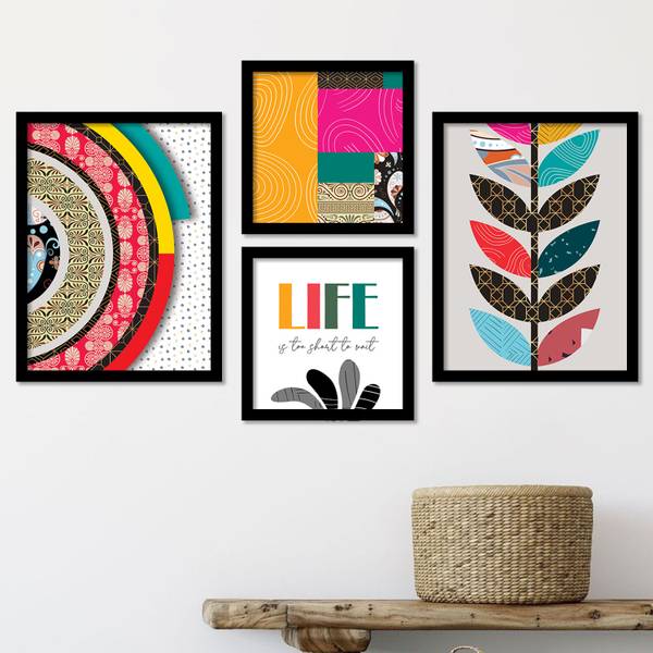 KOTART Modern Art Framed Paintings for Living Room Bedroom Home and Office Wall Decor Digital Reprint 14 inch x 11 inch Painting