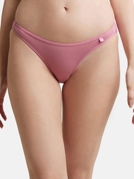 JOCKEY SS02 Super Combed Cotton Elastane Stretch Women Bikini Pink Panty