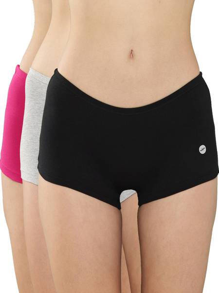 LEADING LADY Women Boy Short Grey, Pink, Black Panty