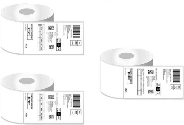 Alerica DT-ROLL 5*3 INCHES Flipkart new standard shipping labels Paper Label