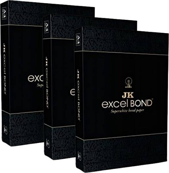 JK PAPER Excel Bond | 100 Sheets (Per Packet) Unruled A4 90 gsm Bond Paper