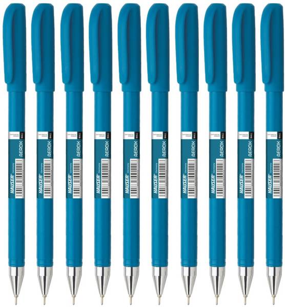HAUSER Hauser Aerox Ball Pen Pack of 10 Pens Blue Ink Ball Pen