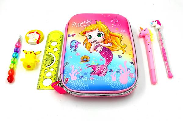 Johnnie Boy Combo Statinary Art EVA Pencil Box