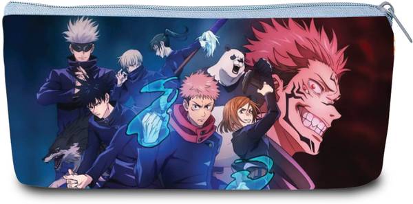 Love And Joy Jujutsu kaisen Rexine pouch Art Artificial Leather Pencil Box