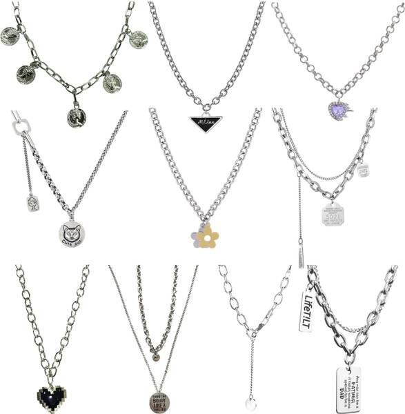 Anna Stella Metal Pendant Set