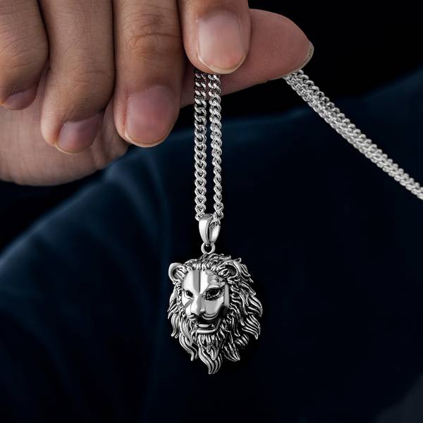 Leo sales pendant silver