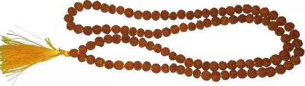 SJ TRADERS Original Nepali Rudraksha mala 108+1 beads- 2 mm (small beads) For men & Women Wood