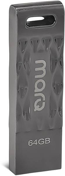 MarQ by Flipkart MQPD_64_U32 64 GB Pen Drive Compatible with Desktop Computer, Laptop, Television USB 3.2 Metal Case