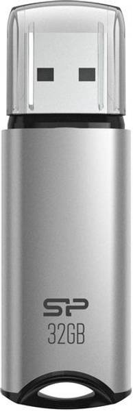 Silicon Power Marvel M02 32 GB Pen Drive Compatible with Desktop Computer, Laptop USB 3.2 Metal, Plastic Case