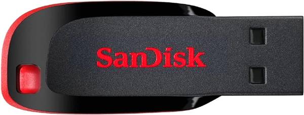 SanDisk Curzer Blade 128 GB Pen Drive Compatible with Desktop Computer, Laptop, Mobile, Television, Audio Player, Tablet USB 2.0 Plastic Case