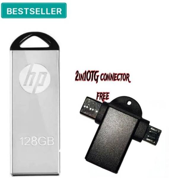 HP 128GB 2IN 1 OTG CONNECTOR 128 GB Pen Drive