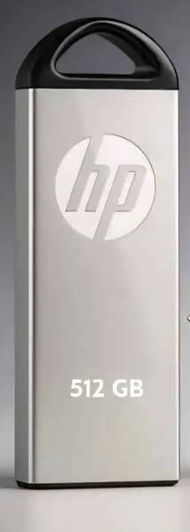 HP V221 512 GB Pen Drive Compatible with Laptop, Gaming Console, Audio Player, Television, Tablet, Mobile USB 3.0, USB 2.0 Metal Case