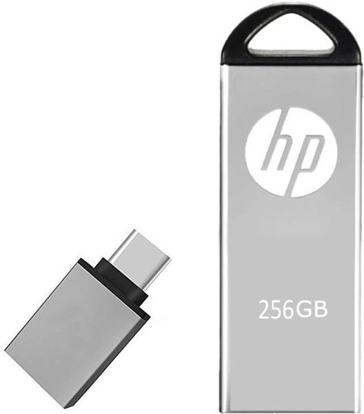 HP V228 256 GB Pen Drive Compatible with Laptop, Gaming Console, Audio Player, Tablet, Mobile USB 2.0 Metal Case
