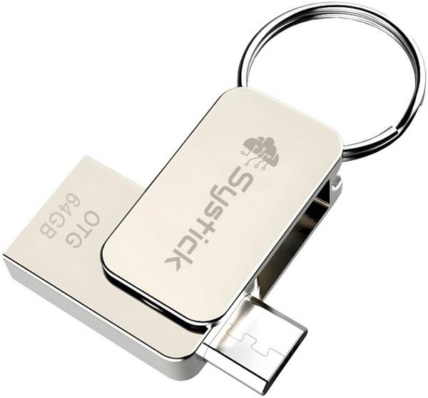 SYSTICK V8 OTG PENDRIVE Pen Drive with Metal Body Compatible with Smart Phone and Laptop 64 GB Pen Drive
