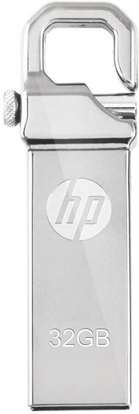 HP METAL V250W 32 GB Pen Drive Compatible with Audio Player, Desktop Computer, Television, Laptop, Audio Player USB 2.0 Metal Case