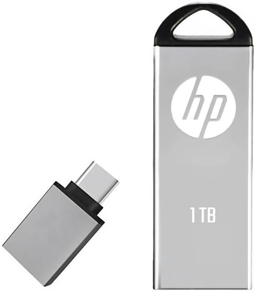 HP DS V220 1 TB Pen Drive Compatible with Laptop, Gaming Console, Audio Player, Tablet, Mobile USB 3.0 Metal Case