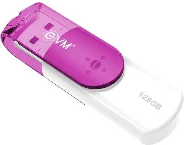 EVM EnStick USB 3.2, High Speed 200 Mb/s, Indias Fastest 128 GB Pen Drive