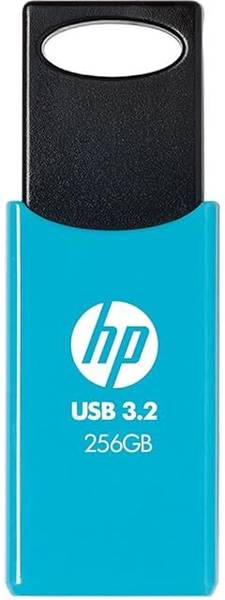 HP 712w 256GB USB 3.2 Flash Drive Blue 256 GB Pen Drive Compatible with Laptop USB 3.2 Plastic Case