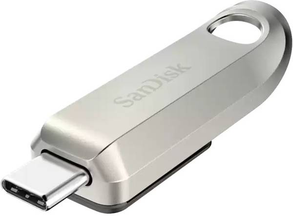 SanDisk Ultra Luxe USB Type-C 64 GB OTG Drive Compatible with Desktop Computer, Laptop, Television USB 3.2 Metal Case