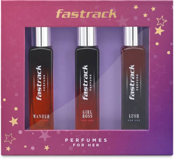 Fastrack 20 ml x 3 (Girl Boss, Lush, Wander) Eau de Parfum - 60 ml