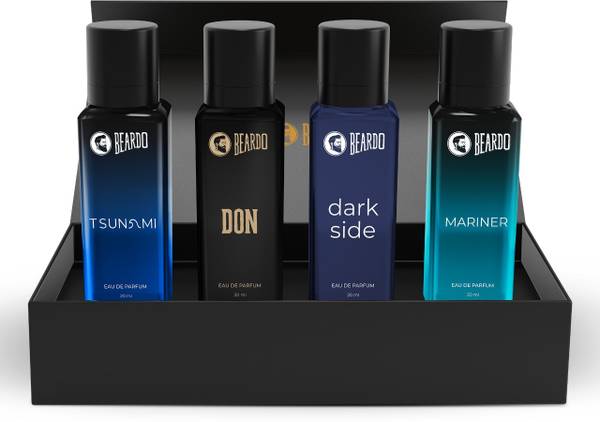 BEARDO Perfume Gift Set | Long Lasting Fresh Fragrances | 4 x 20 ml Eau de Parfum - 80 ml