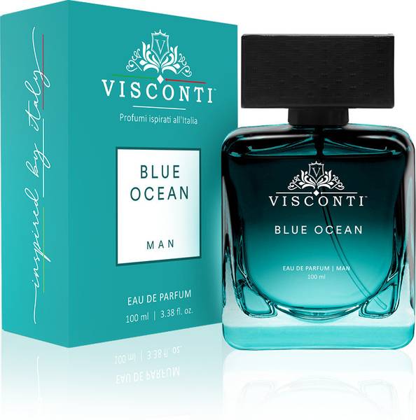 VISCONTI Blue Ocean EDP Perfume Fresh Aquatic Long Lasting Day & Outdoor Wear Fragrance Eau de Parfum - 100 ml