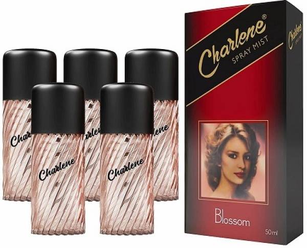 Charlene Spray Mist Blossom 5pcs (50ml each) Perfume - 250 ml