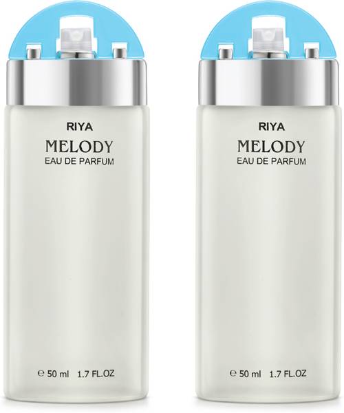 RIYA MELODY Perfume For Women Long Lasting Fragrance Pack Of 2 50 ML Each Eau de Parfum  -  100 ml