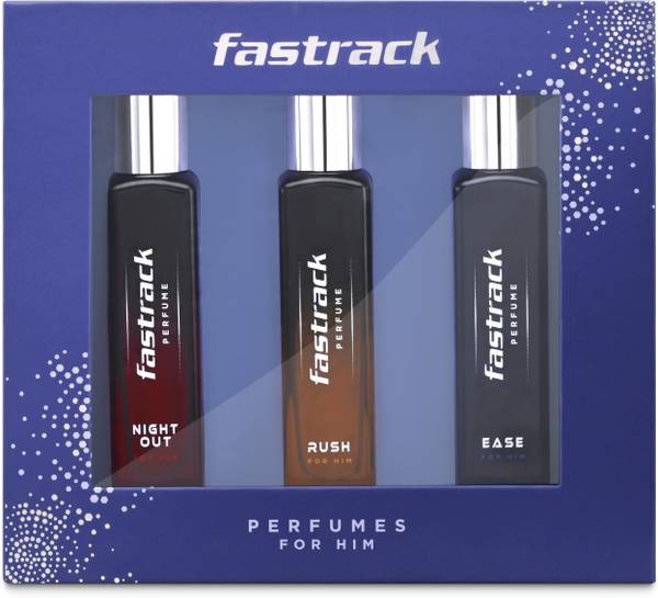 Fastrack 20 ml x 3 (Ease, Night Out, Rush) Eau de Parfum - 60 ml