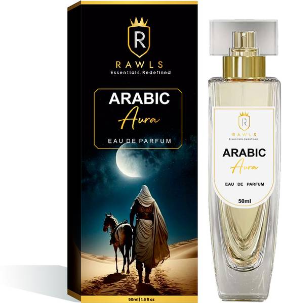 RAWLS Arabic Aura Perfume  Pear, Jasmine, Vanilla & Cedarwood. Long-lasting Eau de Parfum - 50 ml