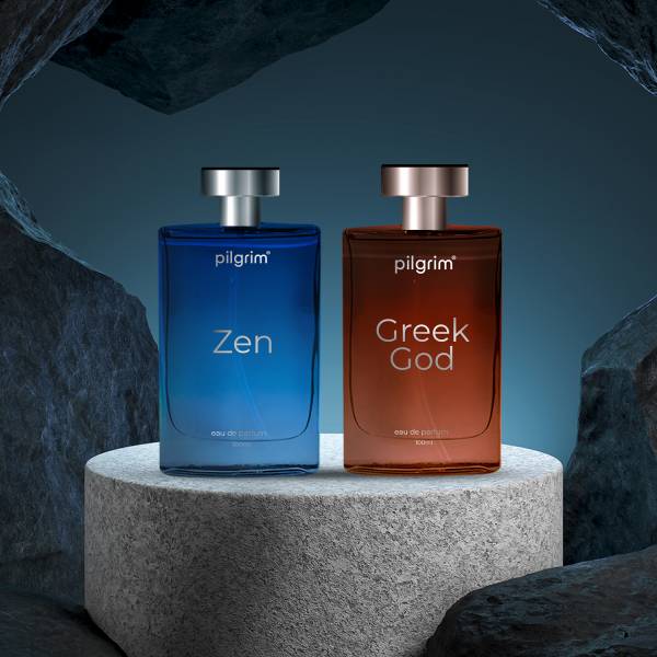 Pilgrim Zen & Greek God Premium Perfume with Long-Lasting Fragrance EDP Combo for Men Eau de Parfum - 200 ml