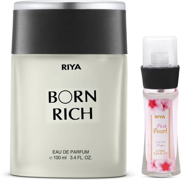 RIYA BORN RICH For Men Eau De Parfume 100 ML With 10 ML Pink Pearl Eau de Parfume Eau de Parfum - 110 ml