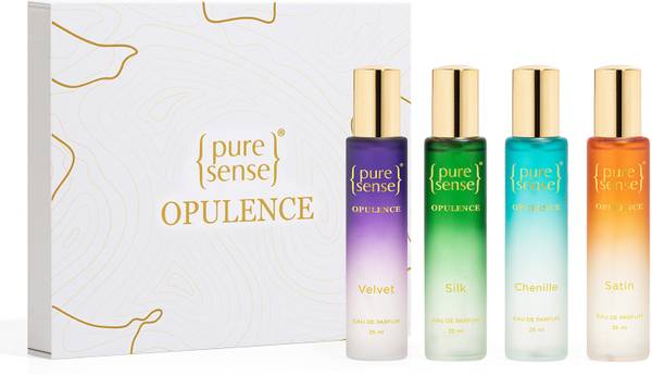 PureSense Opulence Perfume Gift Set (Silk + Velvet + Satin + Chenille) 4x25ml Eau de Parfum  -  100 ml